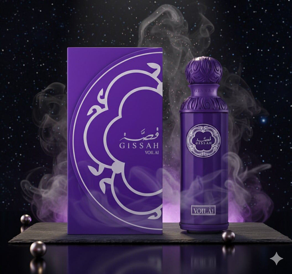 “Qissah Pink & Purple – Essence of Romance”