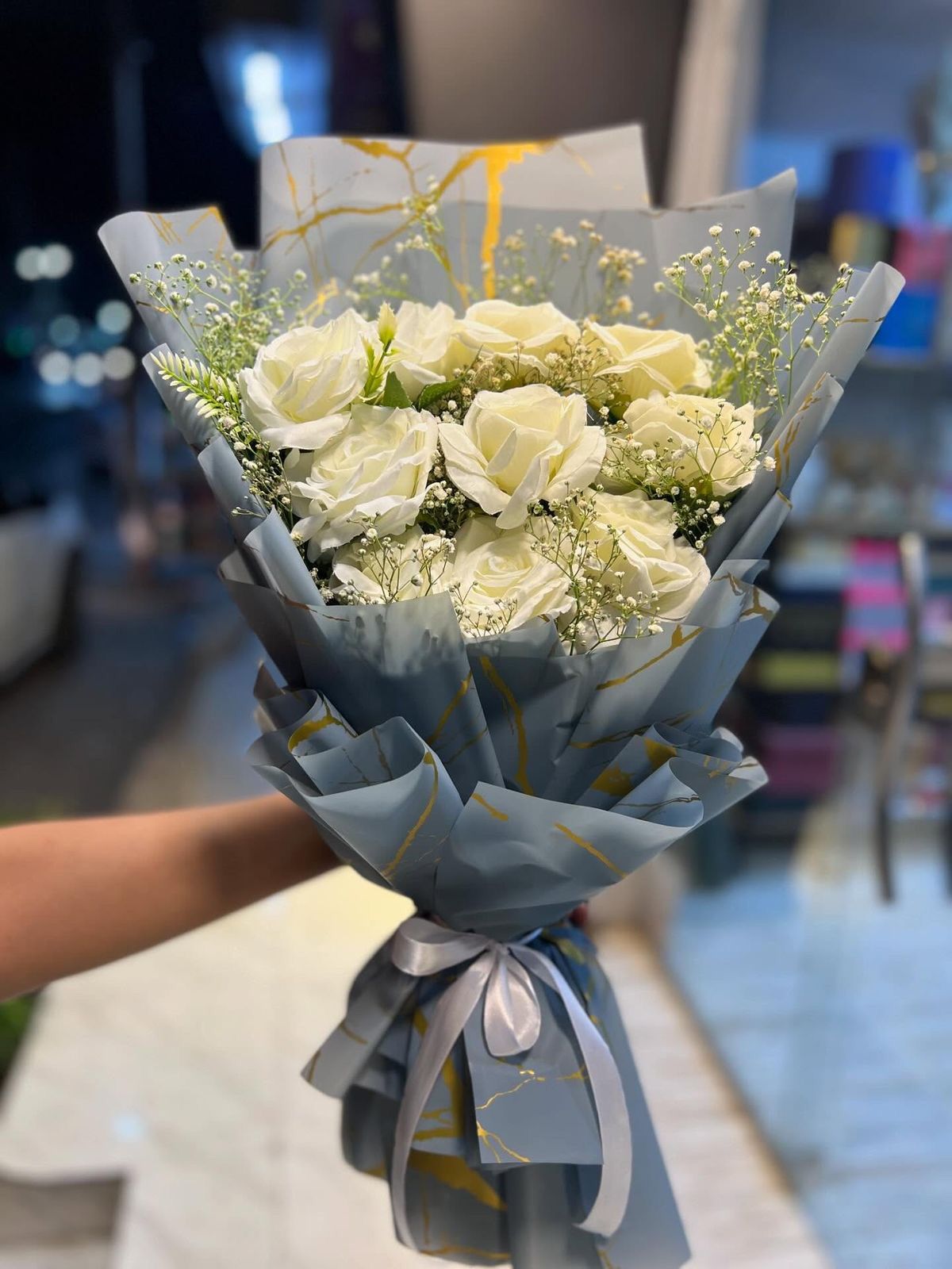 “Whispers of White & Blue”